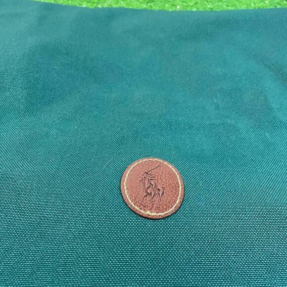 Polo Ralph Lauren Green Brown‎ Pony Logo Messenger Bag Crossbody NEW - Picture 4 of 8